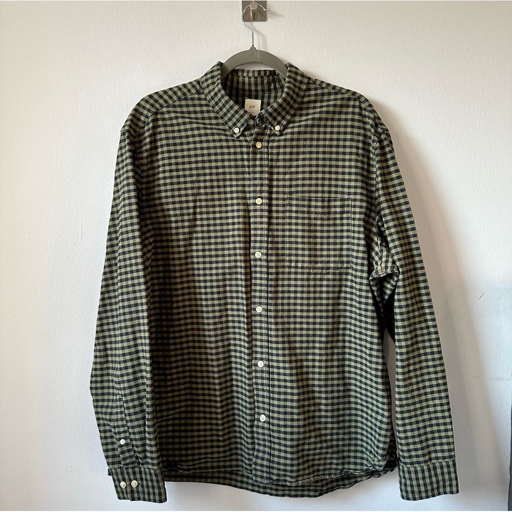 H&M Plaid Button Down